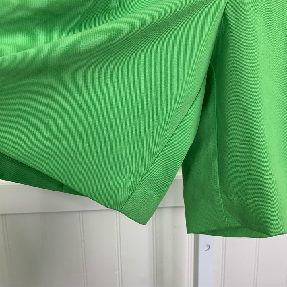 IZOD Golf X-Dry Bright Green Pleated Shorts NWT| 2 - Picture 5 of 9